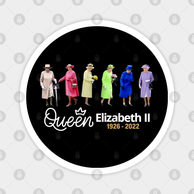 queen elizabeth Magnet by lubystevanus